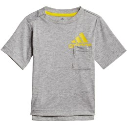 Komplet dla dzieci adidas Infants BOS Logo Summer Set szaro-zielony GM8944