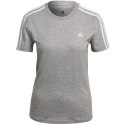 Koszulka damska adidas Essentials Slim T-shirt szara GL0785