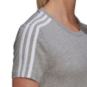 Koszulka damska adidas Essentials Slim T-shirt szara GL0785