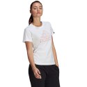 Koszulka damska adidas Outlined Floral Graphic T-Shirt biała GL1031