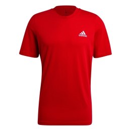 Koszulka męska adidas Essentials Embro czerwona GK9642