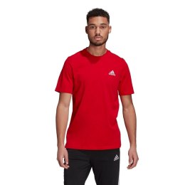 Koszulka męska adidas Essentials Embro czerwona GK9642