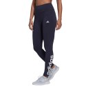 Legginsy damskie adidas Essentials High-Waisted Logo Leggings granatowe H07781