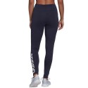 Legginsy damskie adidas Essentials High-Waisted Logo Leggings granatowe H07781