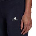 Legginsy damskie adidas Essentials High-Waisted Logo Leggings granatowe H07781