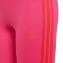 Legginsy dla dzieci adidas Designed 2 Move 3-stripes różowe GS8901