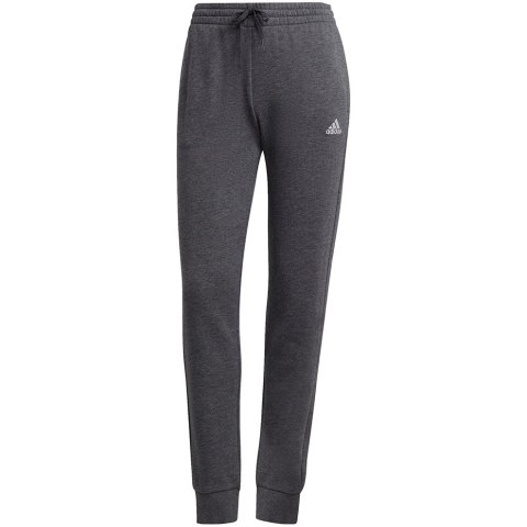 Spodnie damskie adidas Essentials Slim Tapered Cuffed Pant ciemnoszare HA0265