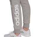 Spodnie damskie adidas Essentials Slim Tapered Cuffed Pant szare GM5548