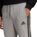 Spodnie męskie adidas Essentials Fleece szare GK8824