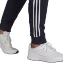 Spodnie męskie adidas Essentials Tapered Cuff 3 Stripes granatowe GK8888