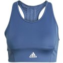 Stanik sportowy damski adidas 3-Stripes Sport Bra Top niebieski GL3808