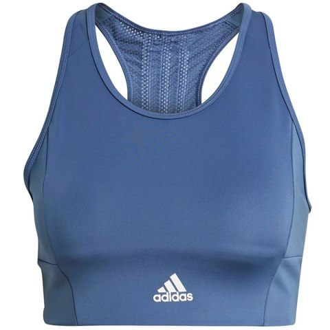 Stanik sportowy damski adidas 3-Stripes Sport Bra Top niebieski GL3808