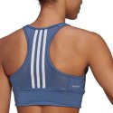 Stanik sportowy damski adidas 3-Stripes Sport Bra Top niebieski GL3808