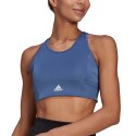 Stanik sportowy damski adidas 3-Stripes Sport Bra Top niebieski GL3808