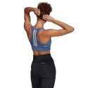 Stanik sportowy damski adidas 3-Stripes Sport Bra Top niebieski GL3808