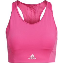 Stanik sportowy damski adidas 3-Stripes Sport Bra Top różowy GU9645