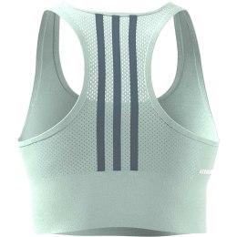 Stanik sportowy damski adidas 3-Stripes Sport Bra Top zielony GM7167