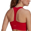 Stanik sportowy damski adidas Farm All-Over-Print Bra Top Aeroready czerwony GM7144