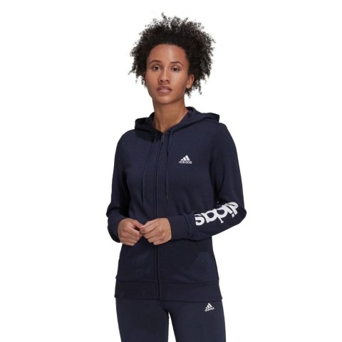 Bluza damska adidas Essentials Logo granatowa H07749