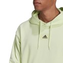 Bluza męska adidas Essentials FeelVivid Cotton Hoodie zielona HE4359