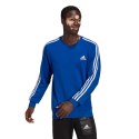 Bluza męska adidas Essentials French Terry 3-Stripes niebieska HE1832