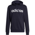 Bluza męska adidas Essentials French Terry Linear Logo Hoodie granatowa GK9066