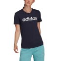 Koszulka damska adidas Essentials Slim Logo granatowa H07833