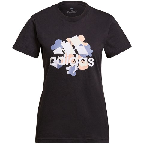 Koszulka damska adidas Floral Graphic Tee czarna GT8806