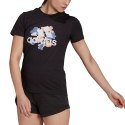 Koszulka damska adidas Floral Graphic Tee czarna GT8806