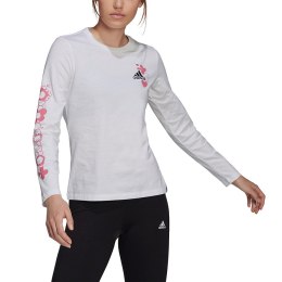 Koszulka damska adidas Floral Long Sleeve biała H14699