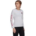 Koszulka damska adidas Floral Long Sleeve biała H14699