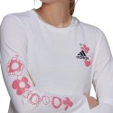 Koszulka damska adidas Floral Long Sleeve biała H14699