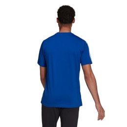 Koszulka męska adidas Essentials 3-Stripes Tee niebieska HE4410