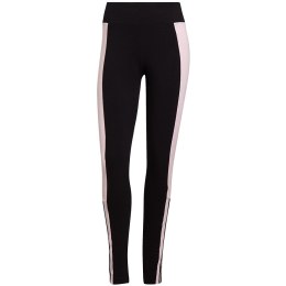 Legginsy damskie adidas Essentials Colorblock czarno-różowe GS6325