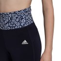 Legginsy damskie adidas Farm Rio Feel Brilliant AeroReady High-Rise Tights granatowe GS6337