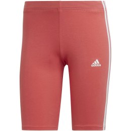 Spodenki damskie adidas Tight 3-Stripes Bike Shorts koralowe HF1862