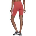 Spodenki damskie adidas Tight 3-Stripes Bike Shorts koralowe HF1862