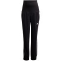 Spodnie damskie ciążowe adidas Essentials Cotton 3-Stripes Pants czarne GS8614