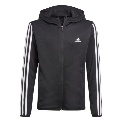 Bluza dla dzieci adidas Designed 2 Move 3-Stripes Hoodie czarna GN1500