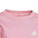 Bluza dla dzieci adidas Essentials 3-Stripes Crewneck różowa HP1274