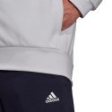 Dres męski adidas Logo Graphic Track Suit szaro-czarny H61134