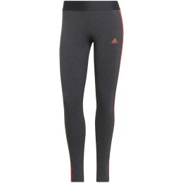 Legginsy damskie adidas Loungewear Essentials 3-Stripes szare HD1831