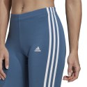 Spodenki damskie adidas Essentials 3-Stripes Bike Shorts niebieskie HD1803