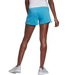 Spodenki damskie adidas Essentials Slim Logo Shorts niebieskie HD1701