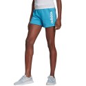 Spodenki damskie adidas Essentials Slim Logo Shorts niebieskie HD1701