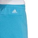 Spodenki damskie adidas Essentials Slim Logo Shorts niebieskie HD1701