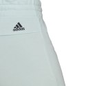 Spodenki damskie adidas Essentials Slim Logo Shorts turkusowe HE9363