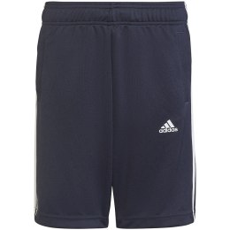 Spodenki dla dzieci adidas Designed 2 Move 3-Stripes Shorts granatowe HN8544