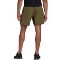 Spodenki męskie adidas AeroReady Designed 2 Move Woven Sport Shorts zielone HC6856