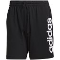 Spodenki męskie adidas AeroReady Essentials Linear Logo Shorts czarne GK9604